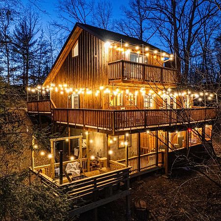 The Family Stone Luxe Cabin Sleeps 12 Hot Tub Dogfriendly Dollywood Pigeon Forge Exterior foto