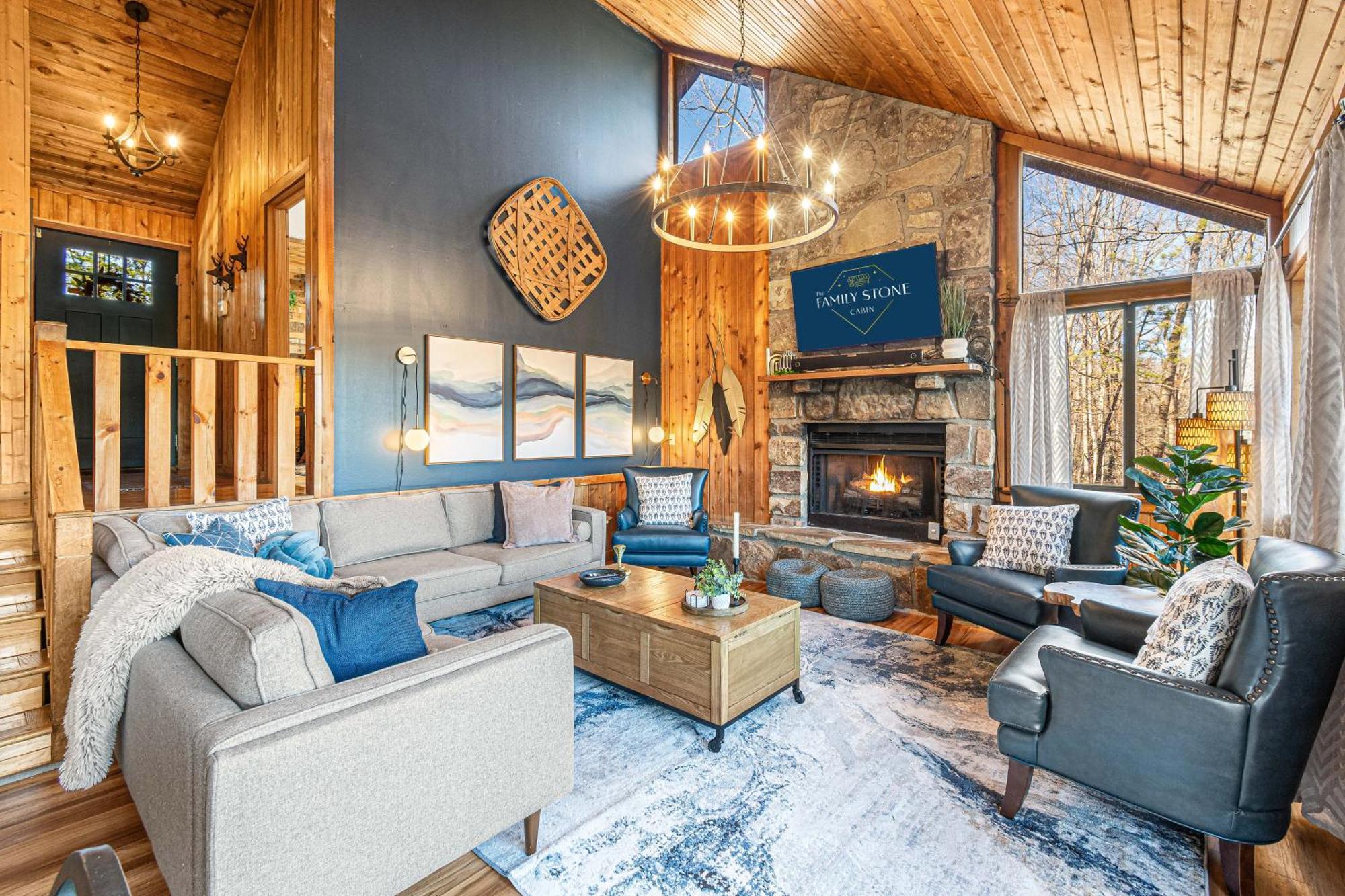 The Family Stone Luxe Cabin Sleeps 12 Hot Tub Dogfriendly Dollywood Pigeon Forge Exterior foto